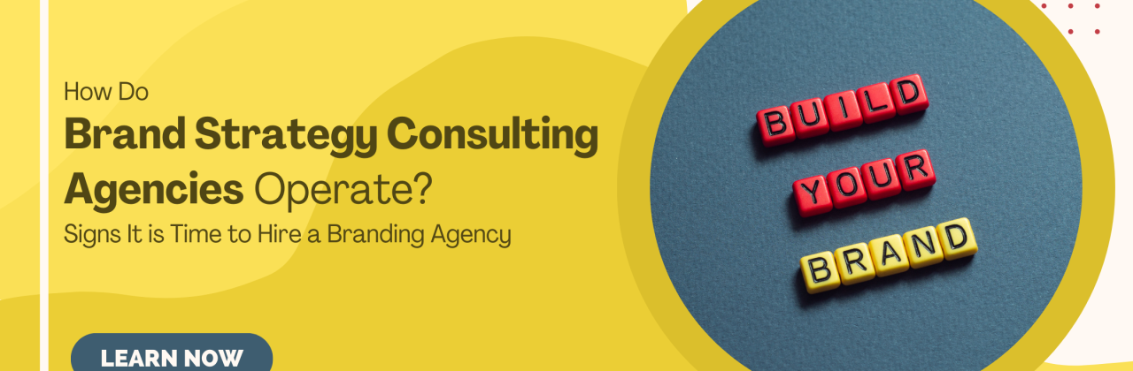 How Do Brand Strategy Consulting Agencies Operate? Signs It is Time to Hire a Branding Agency